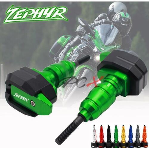 Frame Sliders Crash Protector For KAWASAKI ZRX 400/1100/1200R ZR250 ZR400 ZEPHYR X ER500 Motorcycle Bobbins Falling Protection