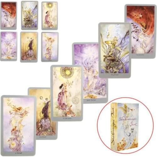 Shadowscapes Tarot Cards Deck Witch Divination Fate Tarot Card Board Games Family Friend Party Playing English Version