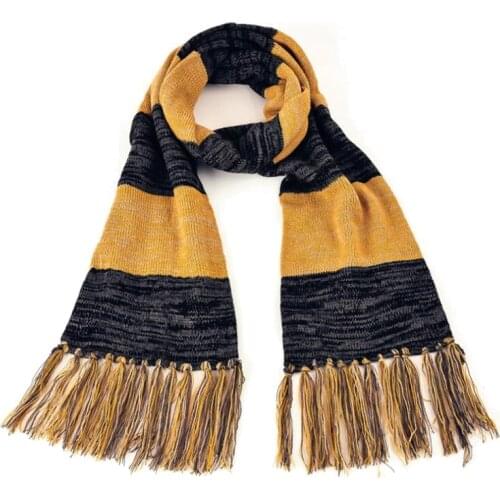 Fantastic Beasts Newt Scarf Scamander Movie Cosplay costume Accessories Winter Keep warm Knitted Bib wrap Gift