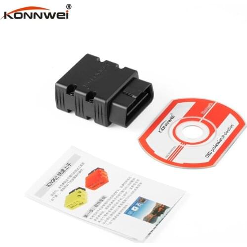 Konnwei KW902 ELM327 OBD2 Car Fault Diagnostic Scanner Detector Tool Code Reader OBDII Auto Scanner Interface