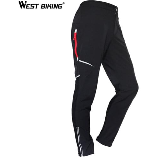 WEST BIKING 2017 Cycling Pants Spring Summer Outdoor Sports Pants Multifunction Bike Pants Quick Drying Reflective Bicycle Pants