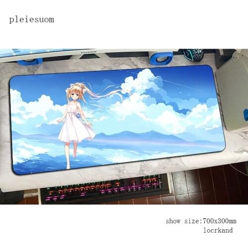 Air mousepad gamer 700x300mm cute gaming mouse pad large wrist rest notebook pc accessories laptop padmouse ergonomic mat