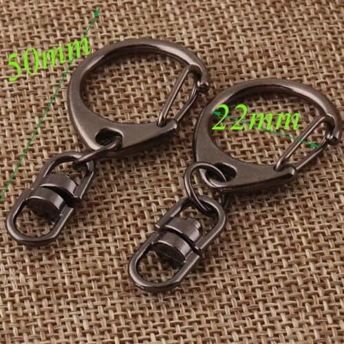 20 pcs Key chain Lobster Clasps,1" Black Hook Clasps Claws Carabiner Snap Buckle Gate Bag Purse Strap Handbag Hook