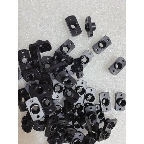 12pcs 3D Printer Z Axis Screw Nuts T8 Nut POM Nut Lead 8mm Pitch 2mm For Ender-3/ CR10/CR-10S Lead Screw