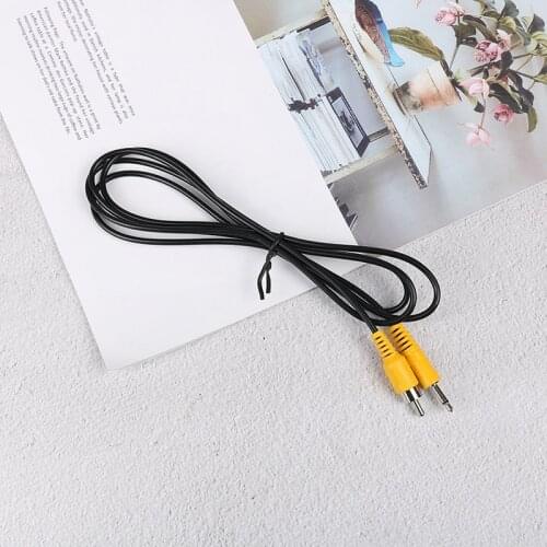 3.5mm 1/8" Mono Male Plug To Single Rca Male Audio Video Cable Adapter Cord 1.5M
