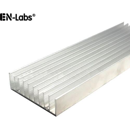 Radiator Aluminum Heatsink for LED 5x 3W 12x 1W LED Light Heating Dissipation,High Power Amilifier Cooling Cooler - 240x76x21mm
