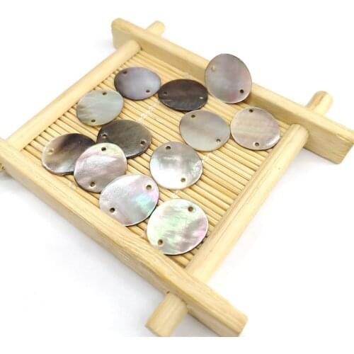 Natural Shell Beads Oval Shell Loose Beads Suitable for Handmade DIY Necklace Bracelet Beaded Jewelry Charm Creative Gift