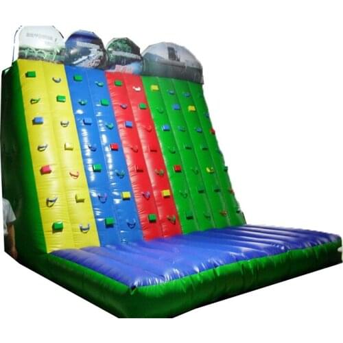 Indoor kids used rock climbing wall/ inflatable rock climbing wall for kids