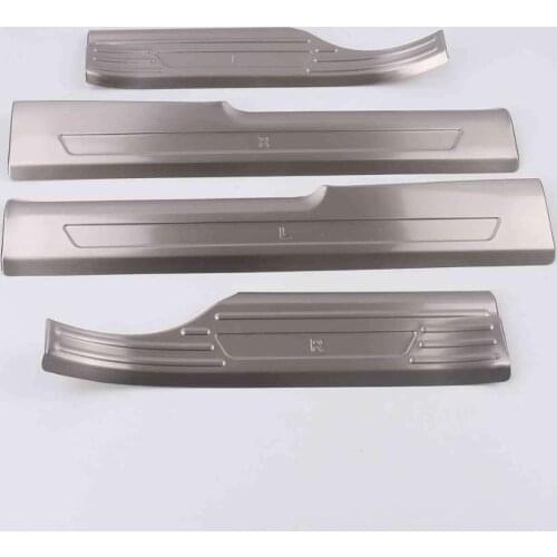 For Audi Q3 2019-2020 Door Sill Scuff Plate Threshold Protective Trim Stainless Steel car accessories 4pcs/set