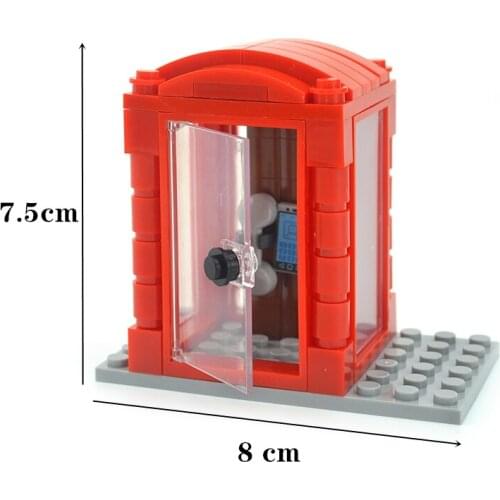 House Living room Accessories Telephone booth Bar TV Computer Sofa Tables DIY Chicken coop Set Building Blocks City MOC Bricks