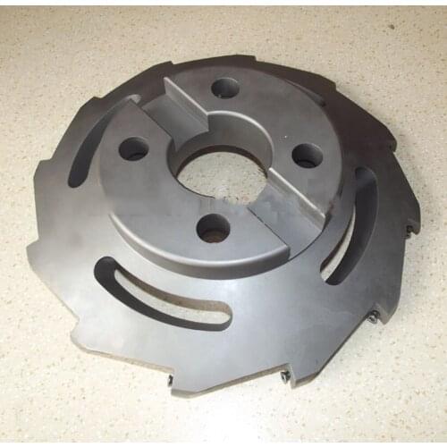 Milling Cutter Head KM12-300-60-12T Diameter Angle Machine Clamp Type Non-Coated Right Angle High Carbon Steel Milling Tool