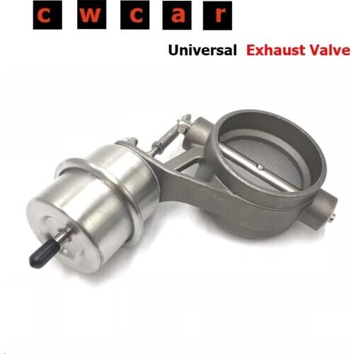 Stainless Steel Exhaust Control Valve Set Boost Actuator CLOSED Style 63mm Pipe