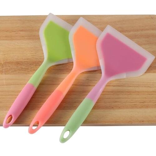 Silicone Pancake Shovel Non-Stick Creative Cooking Spatula Kitchen Turner Barbecue Shovel Cooking Spatula Cooking Tuner