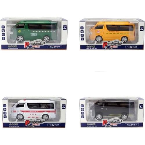 Alloy model toy 1:32 Sea Lion business van express car sound and light boxed