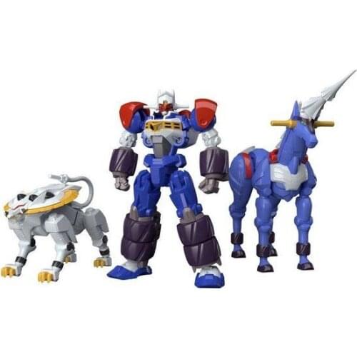 Original Super MiniPLA SMP GEAR FIGHTER DENDOH UNICORN DRILL LEO CIRCLE figure toy assembly model kit