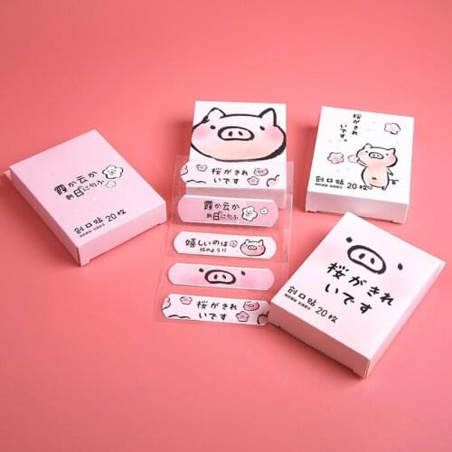 20Pcs Cartoon Bandages Waterproof Adhesive Bandages Wound Plaster First Aid Hemostasis Band Aid Sterile Stickers For Children