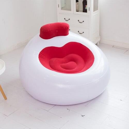 Beach Garden Outdoor Sofa Bed Foldable Travel Camping Fun Bed Sleeping Bag Modern Inflatable Air Sofa For Adult Love Chair