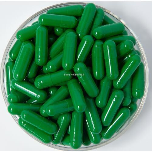 1000pcs, 0# dark green-dark green colored gelatin seperated empty capsule size 0,empty capsules