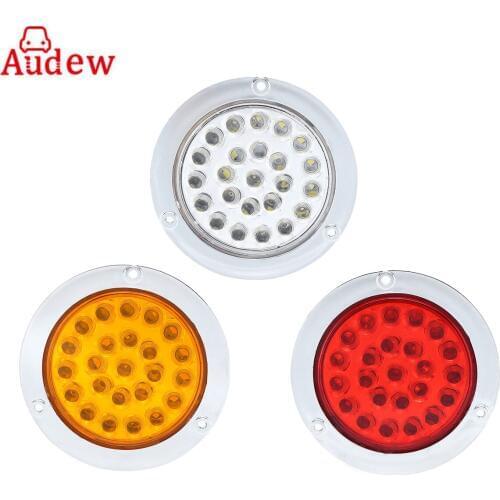 24 LEDs 10-30 V led Lamp Car Indicator Stop Rear Tail Light Side Light For Cars/Trucks/Trailers/Boats/Buses