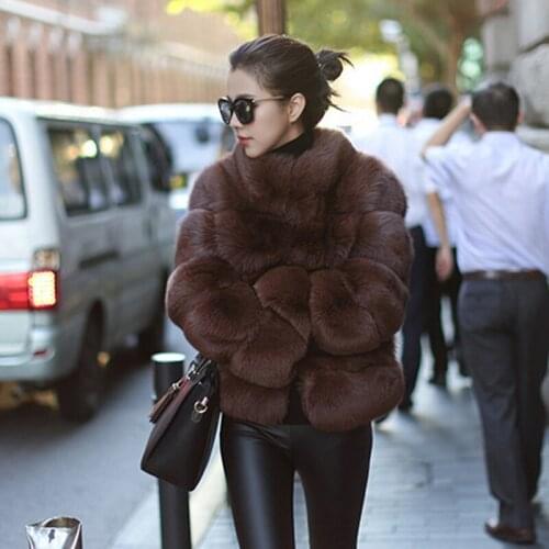 Teddy Coat Faux Fur Long Fluffy Jacket Woman Elegant High Quality Thick Super Size Real Photo Winter Warm Furry European Fashion