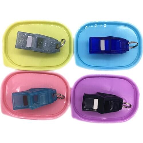 Outdoor Plastic Loud Sound Basketball Football Referee Coaches Training Whistle survival Rescue Camping Hiking sport game tool