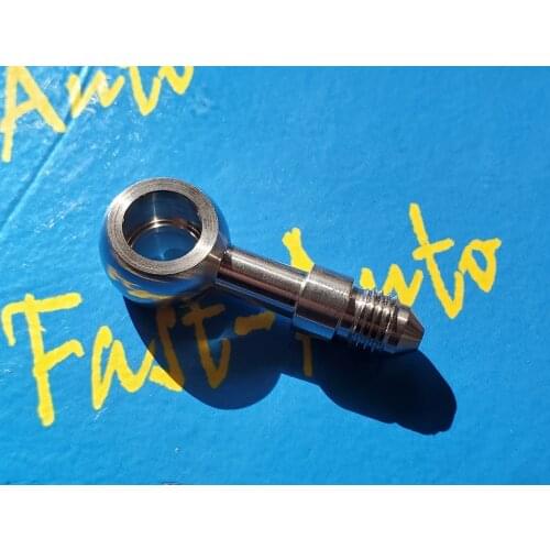 Stainless Steel Banjo Adaptor AN3 -3an male 3/8"-24unf thread to 12.2mm banjo adaptor brake ptfe hose end Fitting
