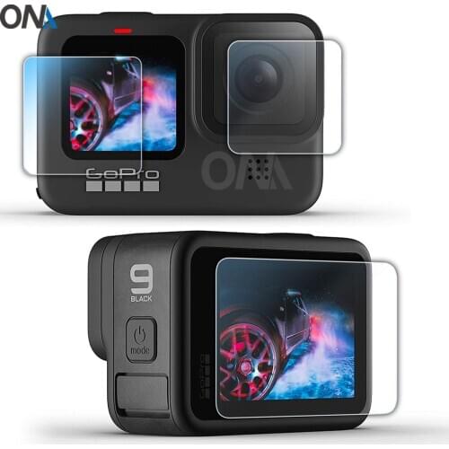 Go Pro Hero 9 Tempered Glass Screen Film Protector For Gopro Hero 9 Black Action Camera Accessories Tempered Lens Film Protector