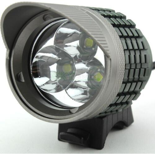 2 in 1 UniqueFire 005 3 x XM-L T6 LED 3-Mode Bicycle Bike Light 4000 Lumen Headlight Headlamp with Battery Pack & Charger