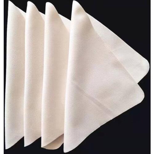 5 pcs/lots Beige Yellow Suede Glasses Cleaner 14.5*17.5cm Microfiber Glasses Cleaning Cloth For Lens Phone Screen Cleaning Wipes