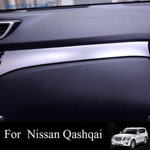 Lapetus Accessories For Nissan Qashqai J11 2014 - 2018 ABS Central Control Instrument Panel Cover Trim / Streamer Molding
