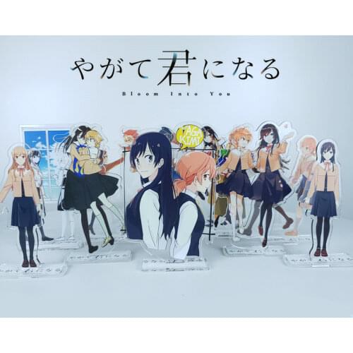 Anime Bloom Into You Koito Yuu Nanami Touko Acrylic Stand Figure Desktop Decoration Collection Model Toy Cosplay Gifts