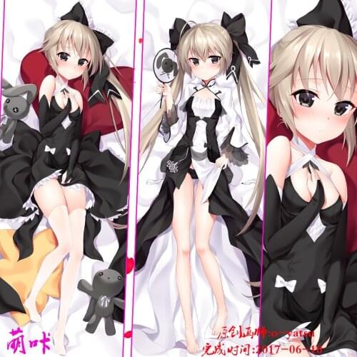 Anime In Solitude, Where We Are Least Alone Kasugano Sora Dakimakura Hugging Body Pillow Case Otaku Pillow Long Cushion Cover