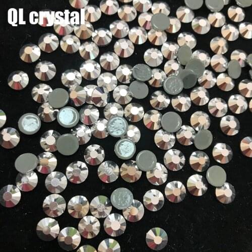 Glitter Flatback Glass Crystal DMC Hotfix rhinestone For Gymnastics dancing wedding Clothes Shoes 3D Nail Decoration