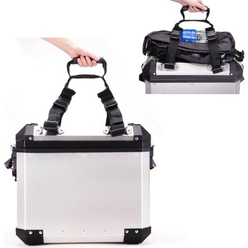 For bmw r1200gs adventure lc f800gs r1250GS F700GS Adv Adventure Rear Top Case Box Cushion Backrest Pad Handle rope