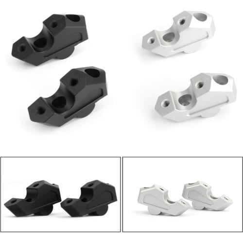 Areyourshop For BMW F750GS 2018-2019 7/8" Handlebar Risers Extensions Kit Handlebar Riser Clamp Back Move Mount Aluminum Motor