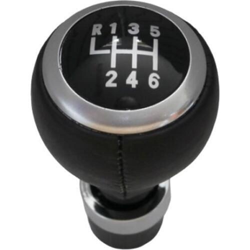 Car Shift Gear Knob With Geninue Leather 5 Gear 6 Speed For VW Passat B6 B7 CC 3C Golf 4 Mk4 Golf 5 Golf 6 Caddy Audi A3 Audi A6
