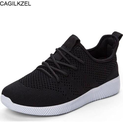 2021 NEW autumn men Casual Shoes Fashion Breathable black Mesh Flat Shoes Men White Sneakers Men Tenis male Shoes