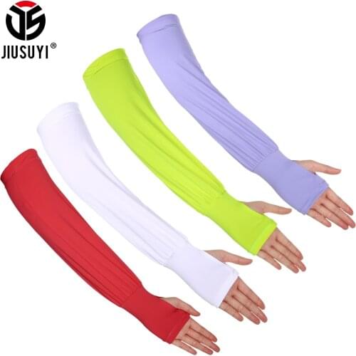 Summer Cooling Arm Sleeve Bicycle Cycling Running Basketball Fitness Arm Warmers Sun UV Protection Hand Cover Outdoor Sport Cuff