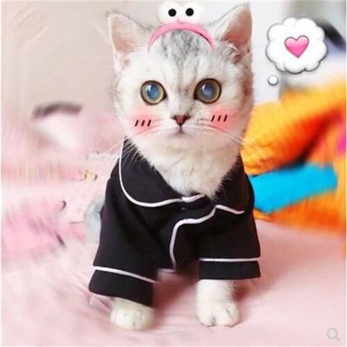 Fashion Pet Pajamas Dog Jumpsuit Clothes Cat Puppy Shirt Pet Coat Clothing for Small Dogs French Bulldog Yorkie XS-XL