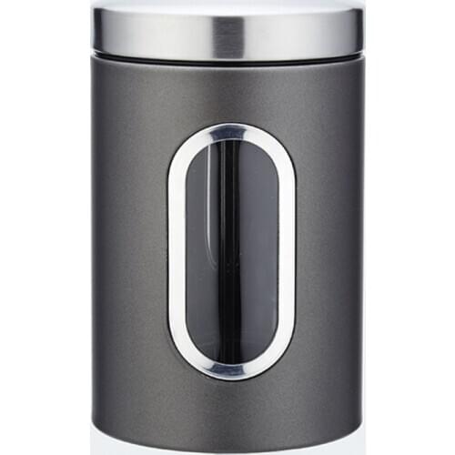 3 Pack Kitchen Canister Set Stainless Steel Food Storage Containers With Lid 94PF