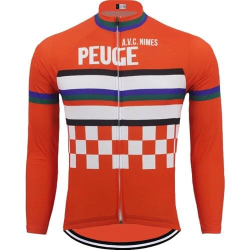NEW PEU Long Sleeve Cycling Jersey 2020 Mens Wear Winter Fleece And Thin Bicycle Clothing Ropa Ciclismo Sports Coat Team