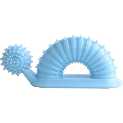 Legendog Snail Shape Dog Chew Toys For Dogs Teeth Clean Educational Rubber Pet Dog Chewing Toys Leakage Foods Toothbrush