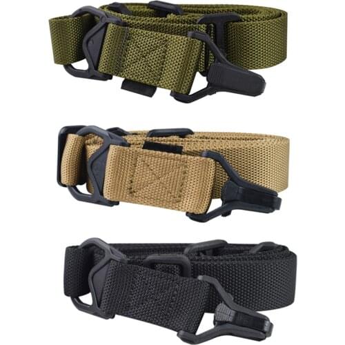 Gun Sling Tactical 2 Points Rifle Sling Adjustable Length Multi Mission Nylon Shoulder Strap Army Hunting Accessories