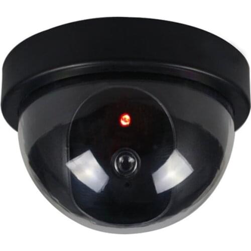 Fake Dummy Camera Dome Indoor Outdoor Simulation Camera Home Security Surveillance Simulated Camera LED Flash Blinking