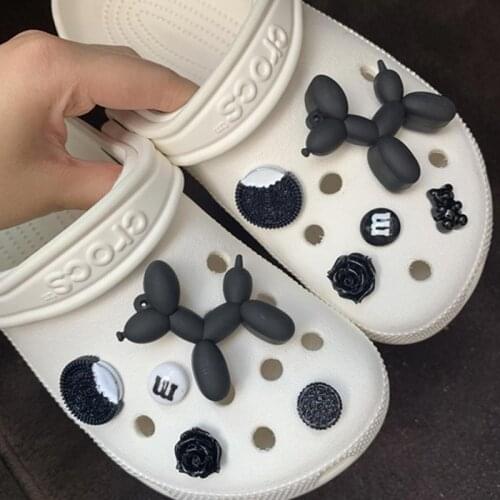 Fashion Trend Shoe Charms Cute Balloon Dog Charms for Crocs DIY All-match High Quality Garden Shoe Buckle for Kids Girls Gift