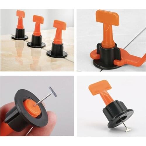 Needles Type PP+Stainless Steel Tile Spacers Tile Leveling System Kit Tile Leveler Spacers Replaceable Steel Needles