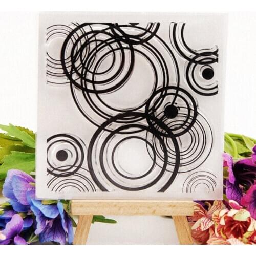 Different rings Clear Stamps for DIY scrapbooking/photo album Decorative Transparent Silicone clear stamp for Art Handmade Gift