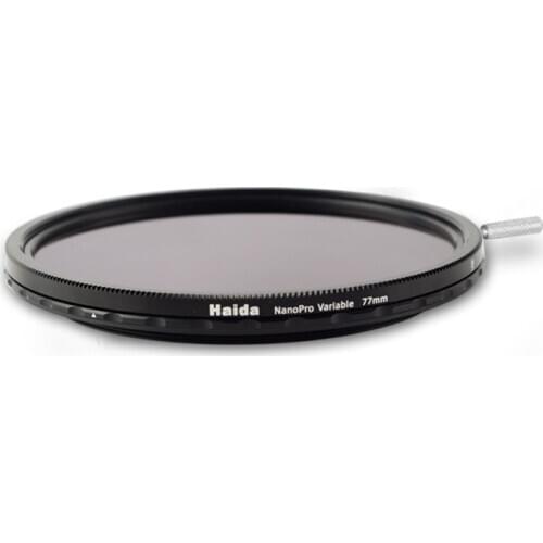Adjustable variable fader ND filter Nanopro neutral density ND2 to ND400 for 52 55 58 62 67 72 77 82 95 mm camera lens