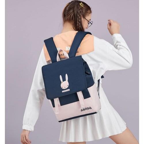 Womens School Backpack Book Bag Cute Schoolbag Backpack for Teenager Girls Kawaii Laptop Bookbag Female