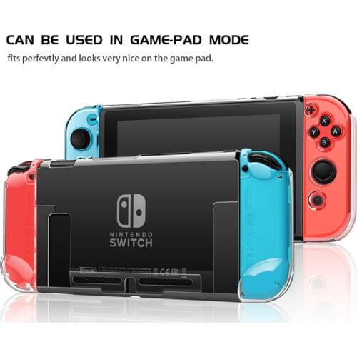 Detachable Shell Case Shock Proof Prevent Scratches Protection Transparent Cover For Nintend Switch Game Console Accessories